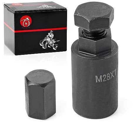28mm Flywheel Puller Remover bolt Tool Compatible with Honda TRX450ER TRX450R CRF250 R RX CRF450 L R RL RX X For Kawasaki KX250 KX250X KX250F KX450 KX450 X F SR KLX110 L R KLX450R KFX450R