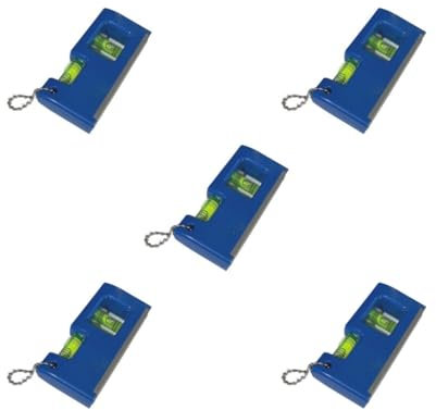 Präzises Wasserwaagen-Set, Aluminiumlegierung, Winkelmessung, tragbare Messwerkzeuge, Heimarbeit, Baustelle, 5 Stück