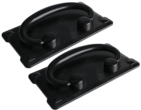 SEWOART 2Stücke Vintage Antike Schubladengriffe Schwarze Möbelknöpfe für Schränke und Kommoden Retro Ring Ziehgriffe für Möbel Dresser Knobs und Cabinet Pulls
