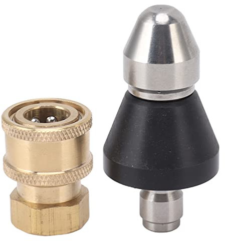 Sewer Nozzle Stainless Steel Internal Thread Pipeline honesting Robust, Adapter Pressure Sewer Drainage honesting Nozzle Head Kit for Drainage Spray Hoses