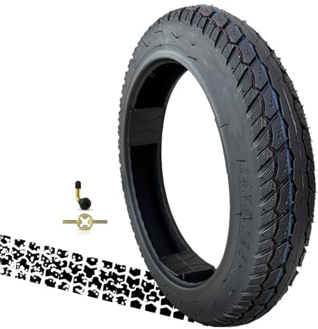 Fahrradreifen 14 Zoll, 14x2,125 Tubeless Reifen, Outdoor Radfahren Ersatzreifen, Elektrofahrrad Reifen für Elektrofahrrad Elektrofahrzeug, 14 Zoll Tubeless Reifen, 6PR. 44PSI