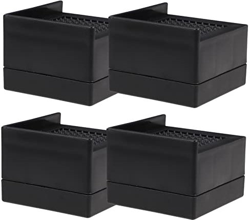 ANDRESLAD 4pcs Rubber Bed Feet Furniture Leg Floor Protectors Slip Pads for Sofa Risers