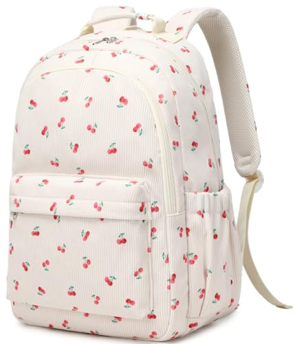 Jumpopack Sac A Dos College Femme Cartable Fille CP Cerise Sacs D'école Scolaire pour Ado pour Loisir Voyage