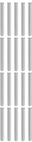 QUARKZMAN 20 Stück Zylinderstifte Rostfrei, 5 mm x 60 mm Spannstift Passstift, 316L Metallstifte Edelstahl, Dübelstifte Bolzen Metall für DIY, Möbel, Bastelprojekte