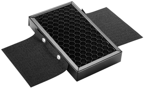 Housoutil Tragbarer Blitz Wabengitter Reflektor Leichter Softbox Spotfilter Kompatibel mit Hot Shoe Blitz Starke Lichtlenkung Fotografie Zubehör