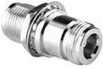 Cinch/Cinch Connectivity Solutions, CPAD851, RF Adapters-Between Series N to Inline Splice (10 Item/s)