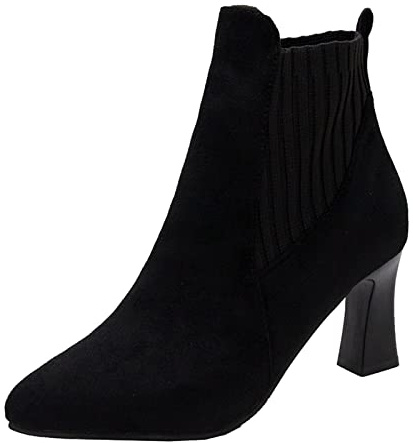 Stivali Donna Invernali con Pelliccia Stivali Biker Donna Casual Pelle Antiscivolo per Laterale E Lacci Motivo Stampato a di Gomma Punk Stivaletti da Motivo Stivaletti Neve