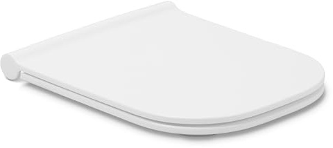 TATAY Sedile WC G-Compact Chiusura Ammortizzata Soft-Close WC Quadrato | Sedile WC Bagno | Misure 34,5x43 cm | Superficie Antibatterica | Chiusura Ammortizzata | Rimozione Rapida | Forma Quadrata