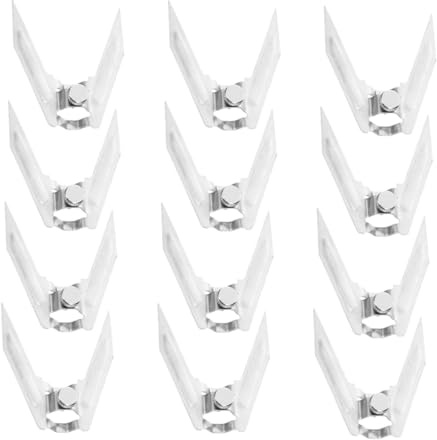 Toyvian 12 Piezas Tenedores de Acero Inoxidable para Pollo Brochetas Metálicas Resistentes Altas Temperaturas para Horno y Parrilla Accesorios Multifuncionales para Cocina y Exterior