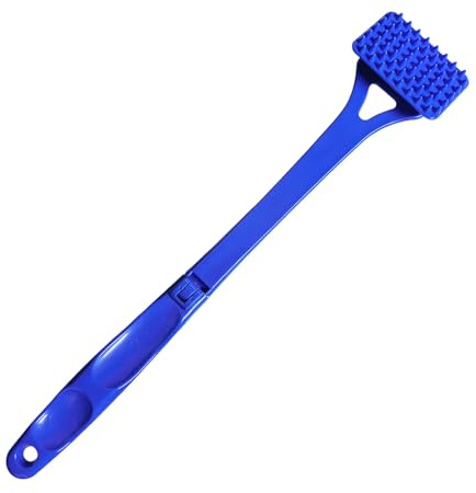 Gratte-dos pour hommes - Appareil de massage ergonomique long - Appareil de massage unisexe pour le dos et les mains - Pour les hommes âgés, les femmes enceintes, la tête de la colonne vertébrale, la