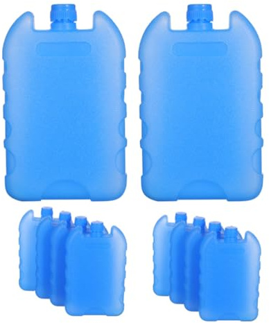 Conteneurs de Glace Réfrigérants 10 Pcs Pe Bleu, Packs de Congélation