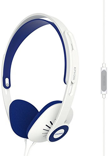 Koss KPH30iW Hi-FI Casque Supra-auriculaire Filaire Blanc Micro-Casque, Volume réglable