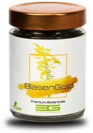BlasenGold - unterstützt die normale Blasenfunktion | 11 sorgfältig ausgewählte Heilpflanzen und Kräuter | 150 Kapseln | KEINE Extrakte, Zusatzstoffe o. Insekten | ernährungsgarage