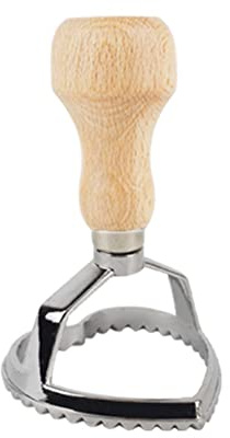 Szaerfa Ravioli Cutter Set, Pasta Press Kitchen Attachment Kit Ravioli Maker Mold Tool Ravioli Stamp Set Pastry Wheel Set, Cake Biscuit Cookie Mold (Heart-Shape)
