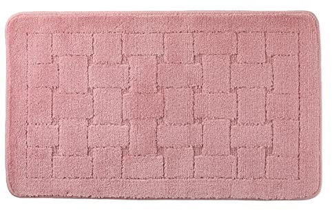 Emma Barclay Orkney - Crosshatch Bath Mat (45x75cm) (Blush Pink)
