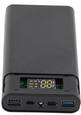 Custodia per Power Bank, Kit Custodia per Power Bank Fai da Te, Regolazione della Corrente di Carica Autoadattativa in ABS per Esterni per Feste