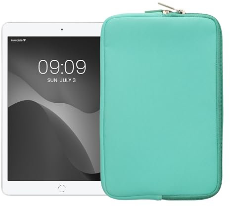 kwmobile Cover Tablet Compatibile con 8-8,4 Tablet - Custodia eReader Universale - Copertina Protettiva in Neoprene Menta