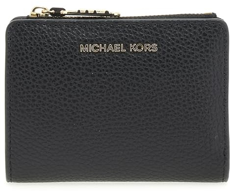 Michael Kors 32S4G8ED7L-001 MD SNAP COIN BILLFOLD Donna BLACK Taglia TU