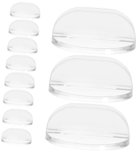 Operitacx 50 Stücke Transparenter Spielkartenhalter Mit Clip Platzkartenhalter Für Hochzeiten Tischkartenhalter Memo-klammern Visitenkartenständer Praktisch Und Übersichtlich Für Schreibtisc