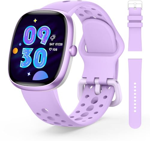 JoJoego Fitness Tracker Montre Connectée Enfant avec 100+ Modes Sportifs, Podomètre, Cardiofrequencemètre, Moniteur de Sommeil, 20 Jeux, IP68 Étanche, Cadeau pour Garçons Filles de 5 à 16 Ans Violet