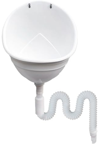 Dorccsi Wasserloses Urinal mit Schlauch, Wandmontage Kunststoff Urinale, Spritzwassergeschützter Urinumsteller mit tiefer Rille, Urinal für Kleinkinder Jungen Männer, Badezimmer für Kleinkinder Jungen