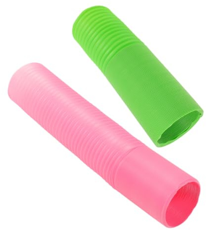 ibasenice 2pièces Tunnel Pliable pour Hamsters Tubes de Jeu Plastique pour Furets et Petits Animaux Jouet Activité pour Animaux de Compagnie