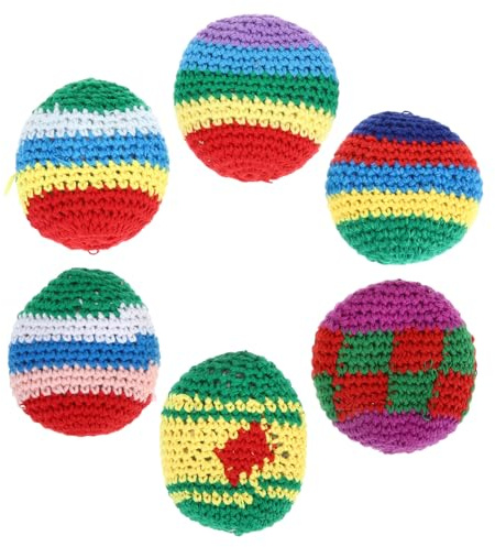 TOYANDONA 6piezas Juguetes De Sacos Alambre De Tejidas para Interior Juguete Interactivo para Padres Hijos Sacos para Manual De Fitness
