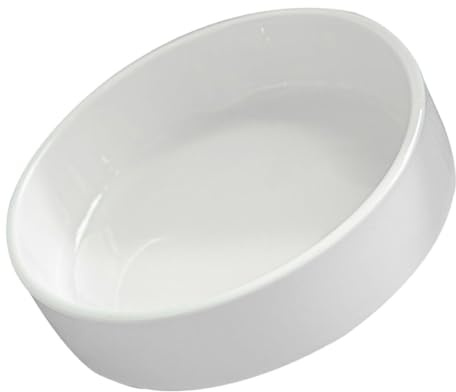 Artibetter Sottovaso in Ceramica Bianco Lucido per Piante da Interno ed Esterno Vassoio Raccogli Acqua e Substrato Antiscivolo e Durevole per Fioriere e Vasi di Piccole Dimensioni