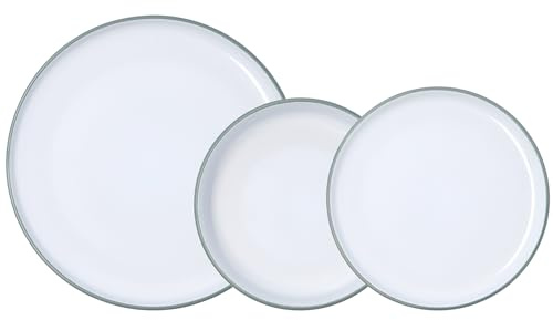 Luminarc Bodo Vajilla Cerámica 12 Piezas - 4 Personas Loza Apto Microondas Apilable