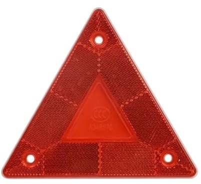 Reflex varningstriangel Triangelvarningsreflexremsor Varningsskylt för fordonsstopp Röd säkerhetsreflektor(1pcs)