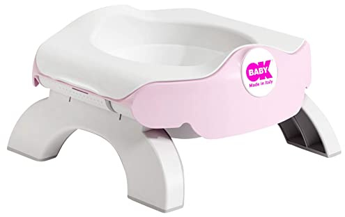 OK Baby N39055435X Roady - 3 in 1 Reisetöpfchen & Toilettenring, rosa