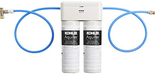KOHLER 77686-NA Aquifer Double Cartridge Water Filtration System