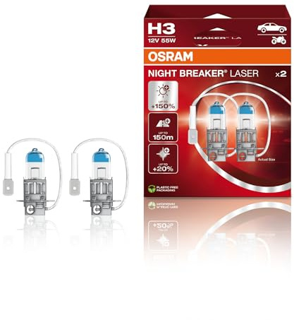 OSRAM H3 Glühlampe Fernscheinwerfer 55W Fernlicht Birne 64151NL-2HB