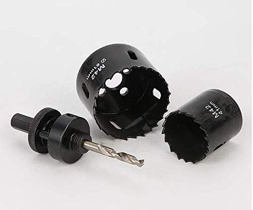 TOOLSTAR Bimetall-Lochsäge, M42 HSS-Lochsäge, 61 mm, Bi-Metall, Lochsäge, Öffner, Bohrer, Lochschneider, Werkzeug für Holz, Aluminium, Eisen, Blech, Rohr, Kunststoff