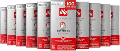 illy, Café en Capsules Compatibles CLASSICO, 100 Capsules au Total