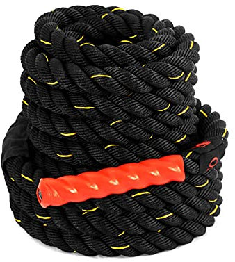 Battle Rope Hua Outdoor-Sport Kampfseil, Trainingsseile Für Die Körperliche Leistungsfähigkeit Von Männern Und Frauen, Seilspringen, Seilwerfen, Bold 38mm Ist Verschleißfest Und Langlebig