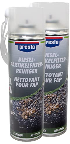 PRESTO_bundle DPF-Reiniger Dieselpartikelfilter Reiniger Spray Presto 416613 2 X 400 ml