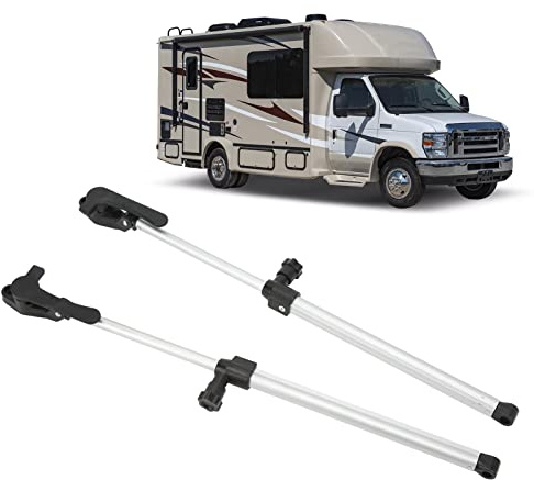 Teleskopische Fensterhebestangen für Wohnwagen Fensterstützstangen Aluminiumlegierung rostfrei Camping Zubehör Set 2 Stück 310mm und 435mm Wohnmobil