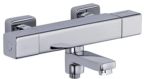 Mitigeur de baignoire chromé thermostatique corps froid CUARTO by Eurosanit