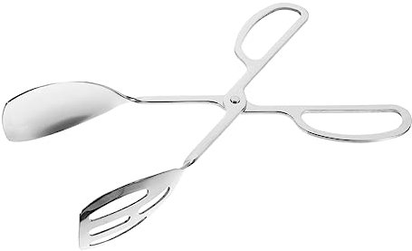 LABRIMP Edelstahl Küchenzange Buffetservierzange Für Brot Und Lebensmittel Rutschfest Präzise Greifzange Vielseitig Für Partys Restaurants Hochzeiten Und Alltag