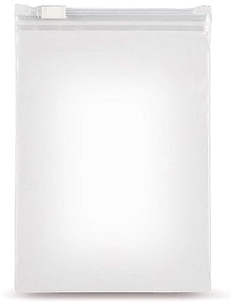 50x Große Gleitverschlussbeutel im DIN A3 Format, 320x440 mm, 60 µm dick, Ziehverschlussbeutel im premium qualität, Zip Beutel Groß, Transparent, wiederverschließbare beutel Lebensmittelecht. (50)