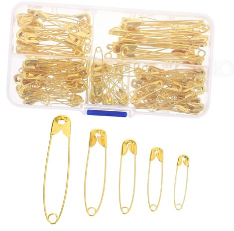 HAPINARY 150stücke Metall Kleidung Befestigungs Pin DIY Sicherheitsnadel Nähnadel Für Kleidung Befestigungsnadel Für Praktische Bastelnadel Zarte Kleine Nadel Nadel Zur Befestigung Von Klei