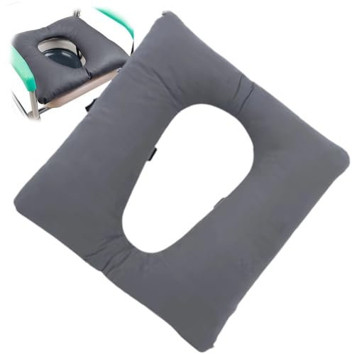 HUTRADE Anti-Dekubitus Rollstuhlkissen, 3D Toilettensitzkissen Orthopädisches Kissen Mit Loch PU Waterproof Linderung Von Prostataschmerzen Steißbeinschmerzen Heilige Knochen, Ischias