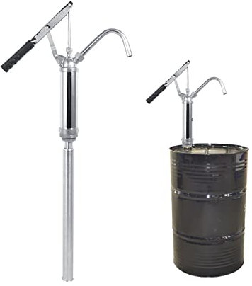 XFYESL Graisseurs Pompe à Baril à Levier Pompe à Main de Transfert de Carburant Gallon d'huile Réservoir à Tambour Pistolet à Graisse Embout Pompe a Graisse