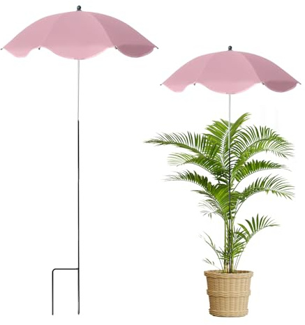 Sharplace Pflanzenschirm Pflanzenschutz Regenschirm Pflanzenbedeckung für Garten, UV-resistent Pflanzenschirm, Outdoor Schutzhülle für Gartenbeete, Hof, Terrasse, Blumenbeet, Patio, Rosa
