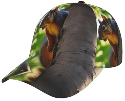 Oudrspo Baseball Cap Mütze für Damen und Herren, stylisches Leichtigkeits-Design, Namensaufdrucke, Schwarz, Schwarz, Einheitsgröße