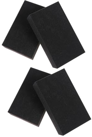 UTHCLO 4 pièces Lot de Éponges Absorbantes pour Lavage Voiture Mousse Douce sans Rayures Outils de Nettoyage Auto Polyvalents pour Éliminer Poussière et Taches