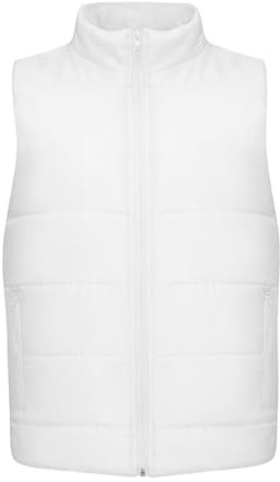 Chaleco Acolchado Hombre Moda Gilet Cálido Sin Mangas Chaqueta Casual Grande Softshell con Bolsillos Ocio Abrigo Senderismo Running Invierno Guateado