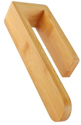 Toallero Adhesivo Automático Estante Montado En La Pared para Almacenamiento De Baño Y Organizadores De Cocina Soporte Adhesivo para Toallas De Bambú