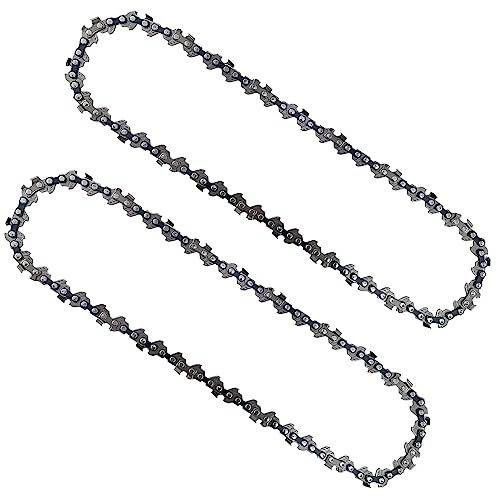 Opuladuo 2X 8 Inch Pole Saw Chain for Greenworks G24PS20 / G24PS20K2 | 20 cm Replacement Chainsaw Chains for Greenworks G40PSF / G40PSFK2 Chain Saw